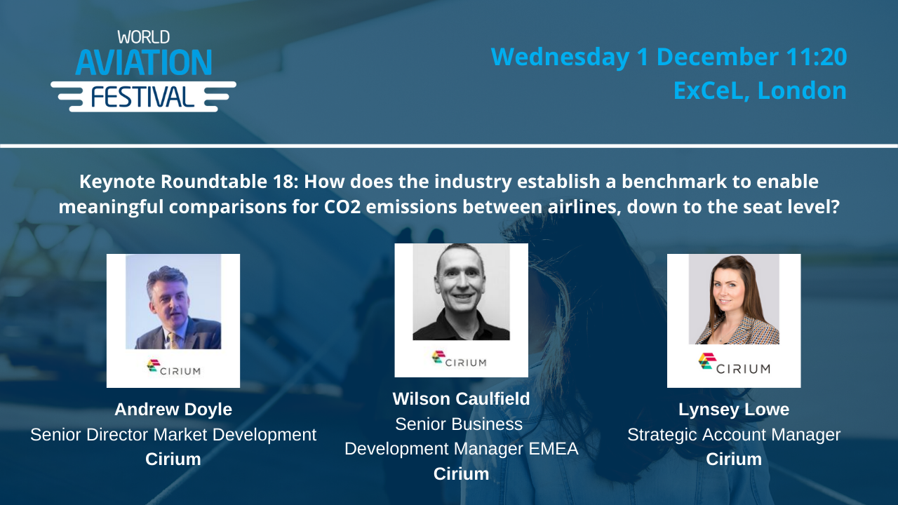 Round table 18: How does the industry establish a benchmark to enable meaningful comparisons for CO2 emissions between airlines, down to the seat level?
