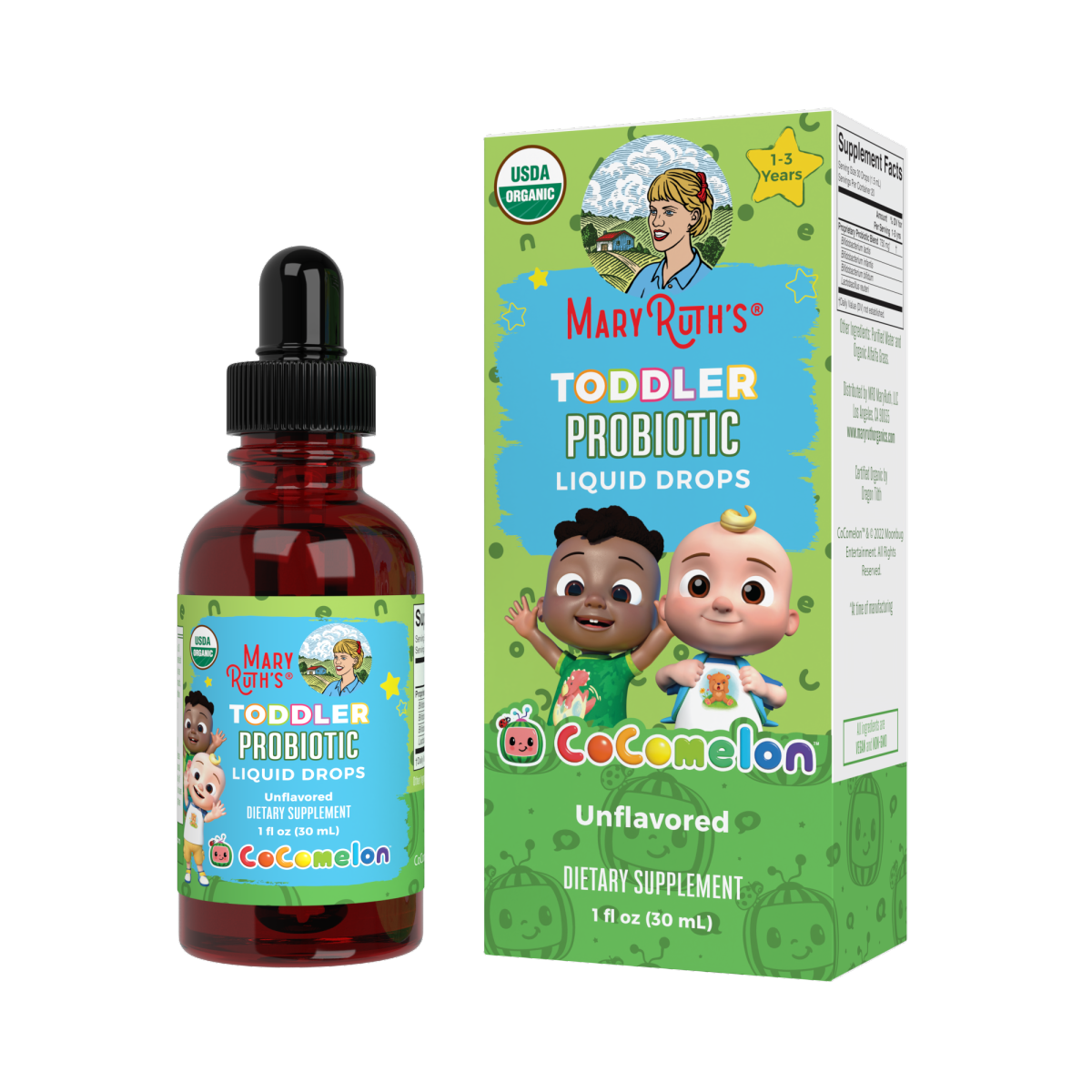 CoComelon Organic Toddler Liquid Probiotic