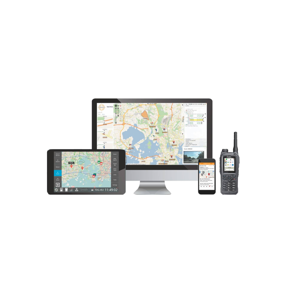 COREMOTE Tactics - Manage your field force and create and share situational awareness
