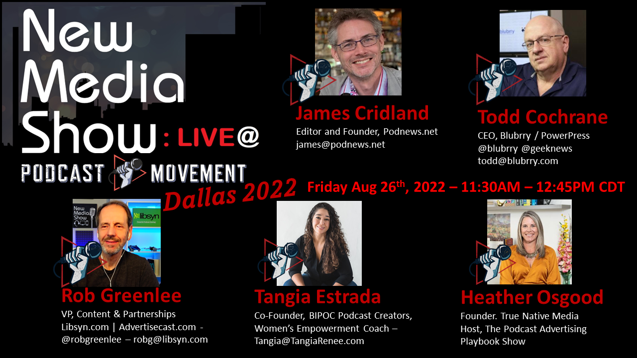 New Media Show Live @ Podcast Movement 2022