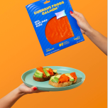 Current Foods Smoked Salmon Slices (plant-based)