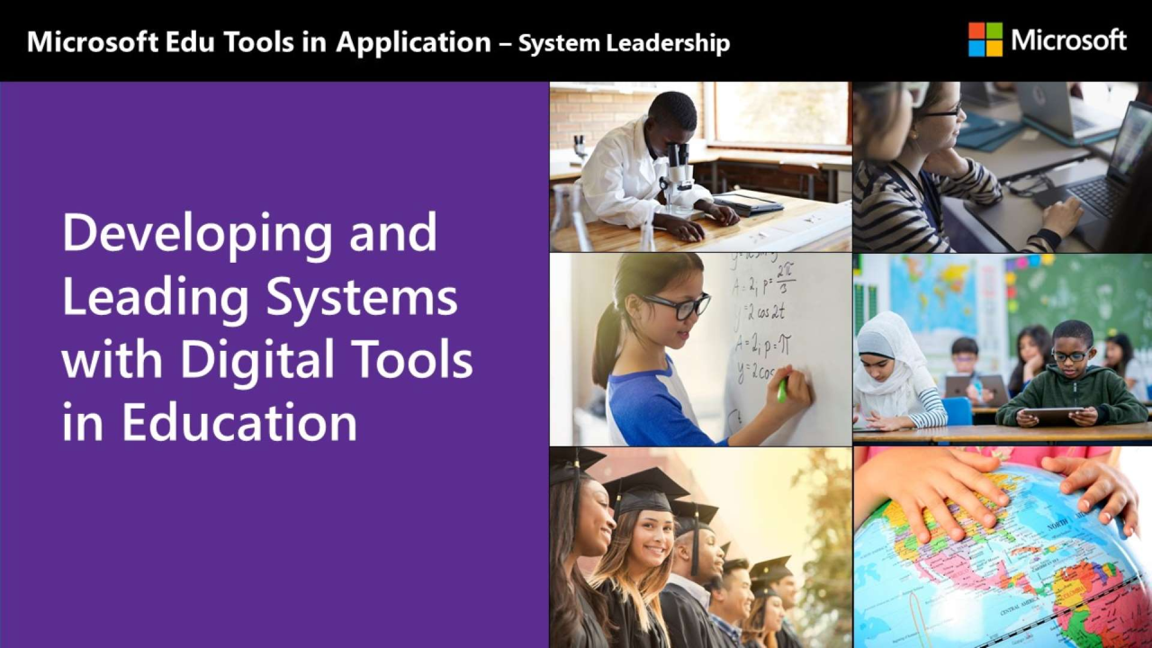 Developing education leaders with Microsoft 365 Tools in Education