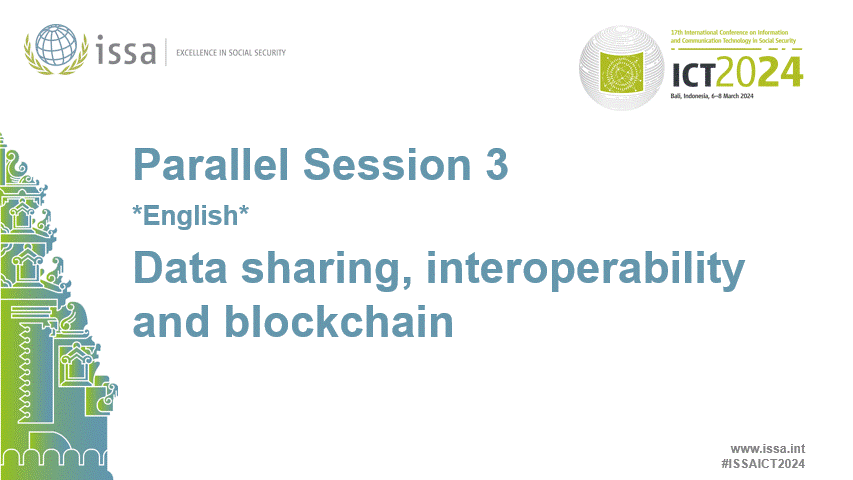 Parallel Session 3 *English* Data sharing, interoperability and blockchain