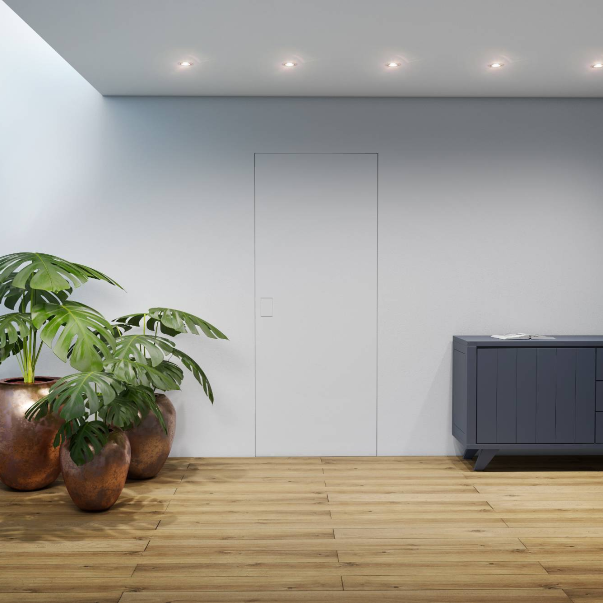 invisidoor S bündige rahmenlose Schiebetür