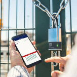 ABLOY BEAT - Keyless Bluetooth padlock for telecommunications