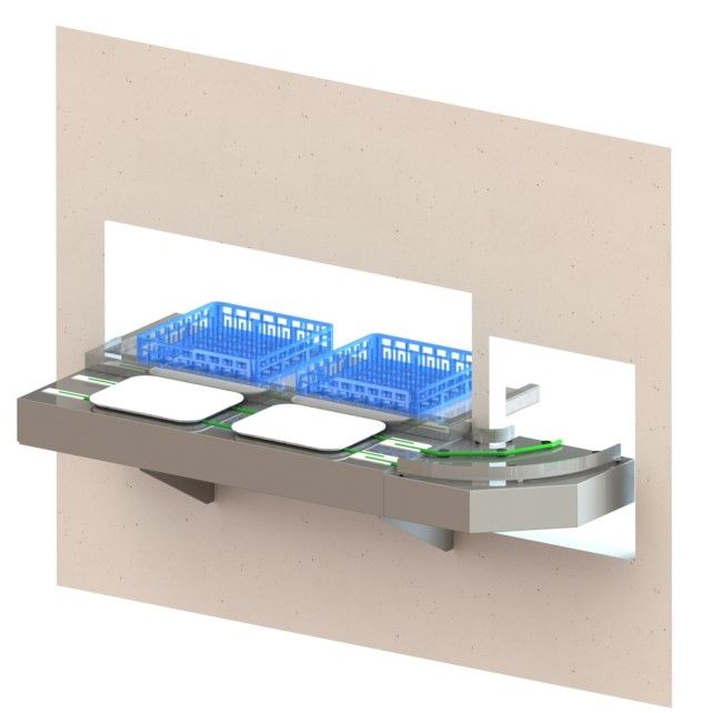 Rampe de tri motorisée