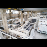 EDILPAVIMENTI SRL Integrated plant for marble slabs restoring and polishing with a production capacity of 40 slabs/hour