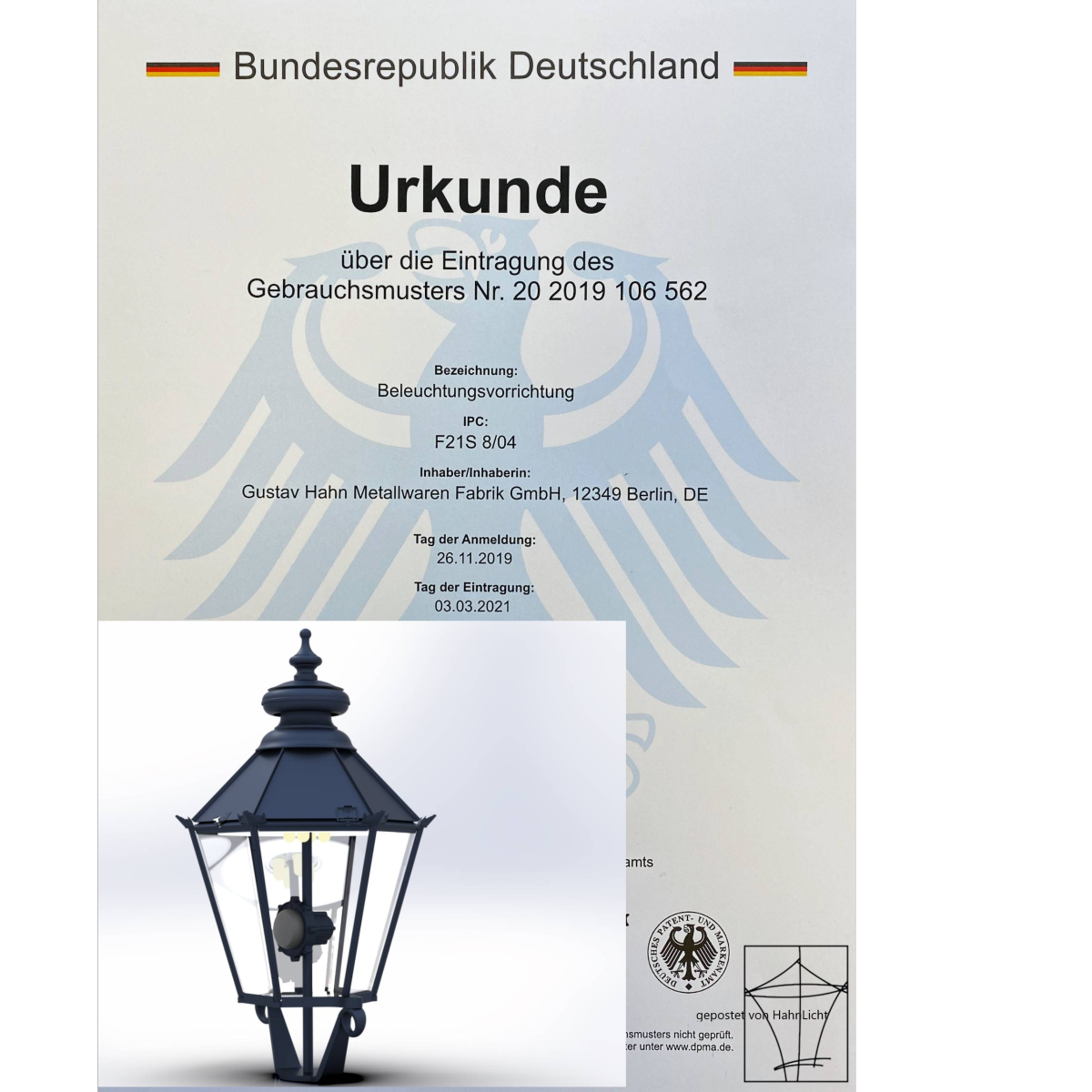 Gebrauchsmusterschutz