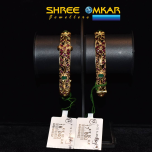 Ruby + Emerald Bangles