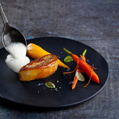 Raw Duck Foie Gras in slices