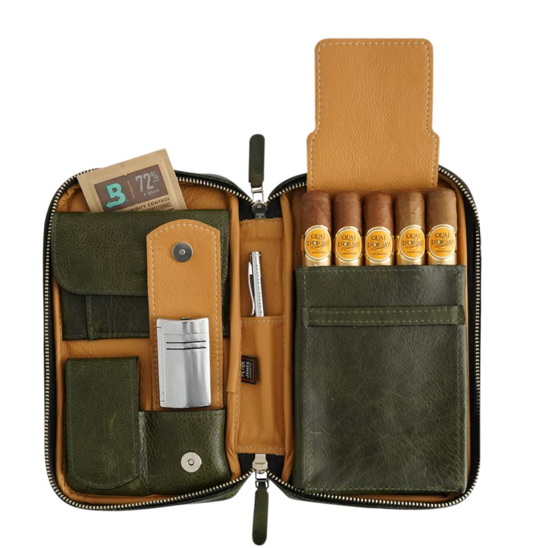 Handmade Cigar Aficionado Travel Case