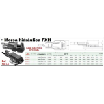 Morsa Hidráulica Fixa Abert.345mm FXH-8 8.5ton Brasfixo