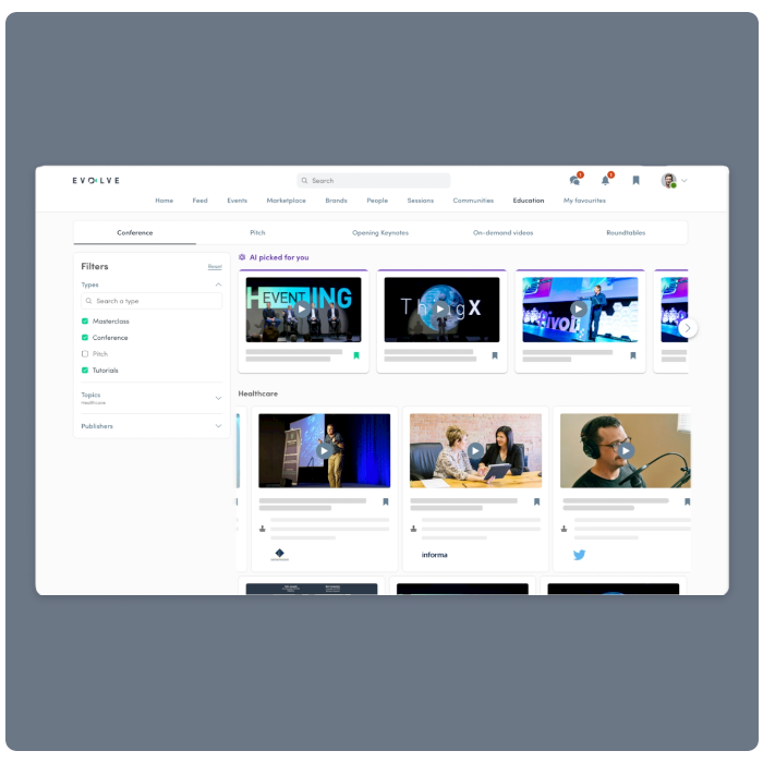 Exhibitor Product Marketplace