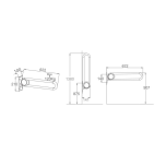 XHA-U622 U-shaped Toilet Support Rails