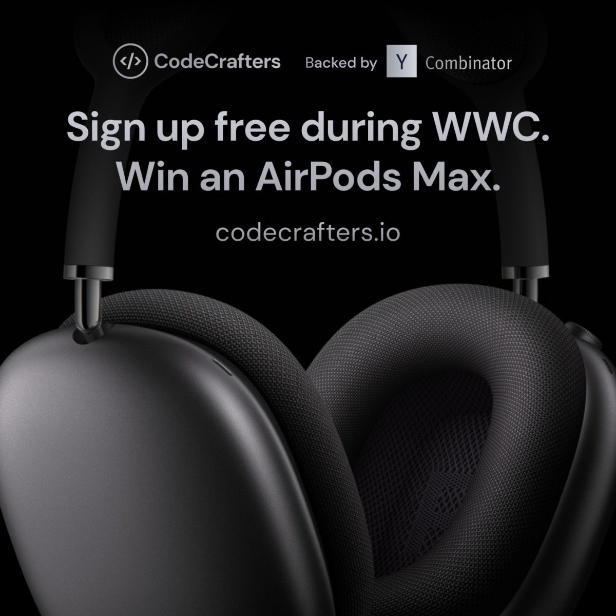 Sign up free during WWC. Win an AirPods Max.