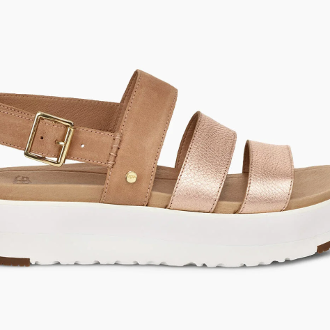 BRAELYNN METALLIC SANDALS WITH HEELS