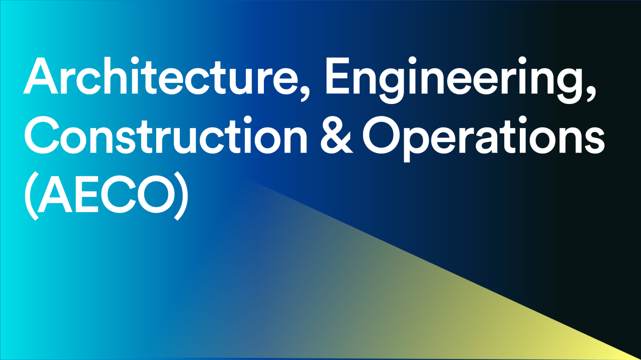 Architecture, Engineering, Construction & Operations (AECO)