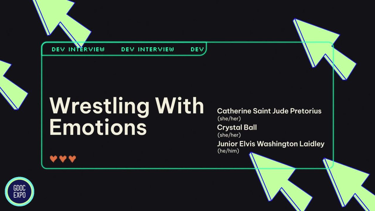 Dev Interview: Wrestling With Emotions: New Kid On The Block