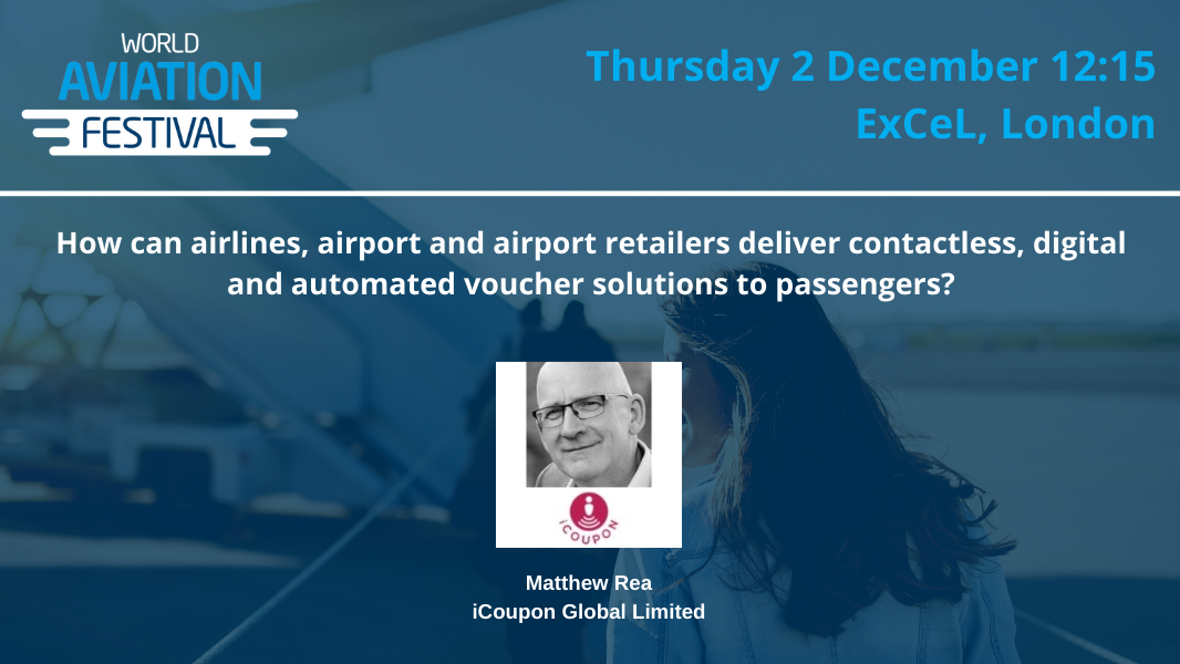 How can airlines, airport and airport retailers deliver contactless, digital and automated voucher solutions to passengers?