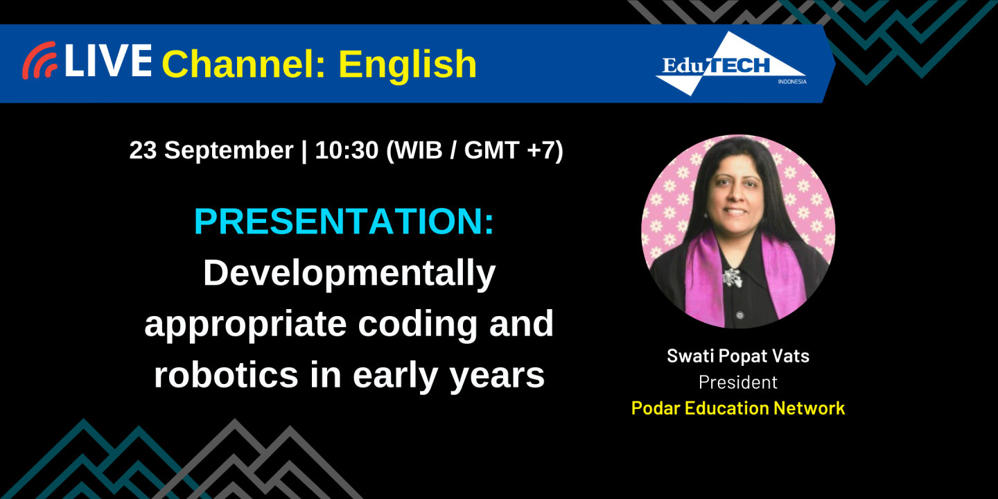 Developmentally appropriate coding and robotics in early years