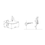 XSA-A360 Foldable Bath Seat Wall Mounted For Comfortable Shower