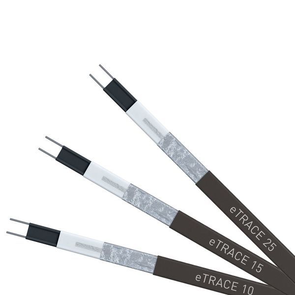 ETHERMA° eTRACE zelfregulerende verwarmingskabels voor het vorstvrij of op temperatuur houden van leidingen