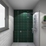 Photos Réalistes d'une rénovation de salle de bain