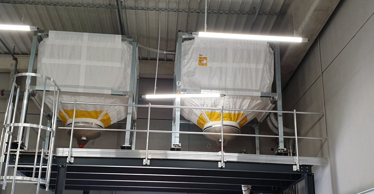 Silo de stockage toile