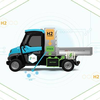 Veicolo elettrico Alkè ATX con range extender a idrogeno