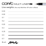 Copic Multiliner Pens