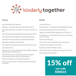 15% Off Kinderly Together - Nursery management platform