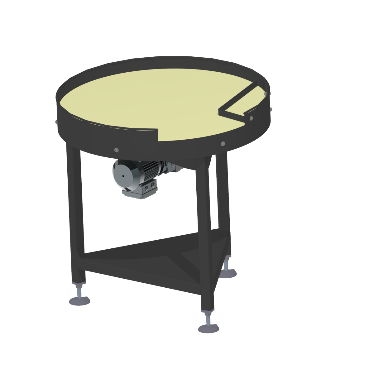 Accumulating turntable