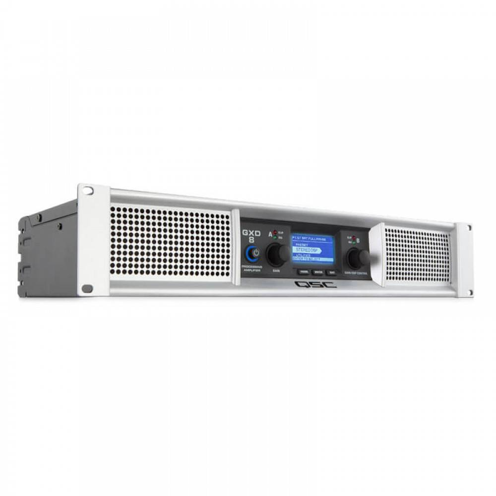 QSC GXD8 | Amplificador De 2 Canais Com Potência De 1500w DSP Classe D