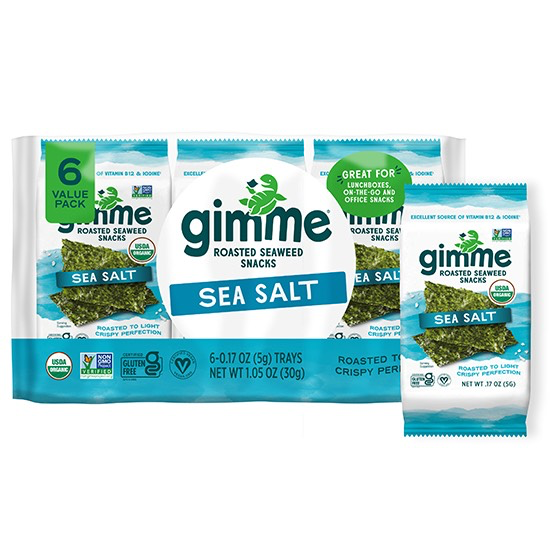 gimme Roasted Seaweed Snacks - Sea Salt
