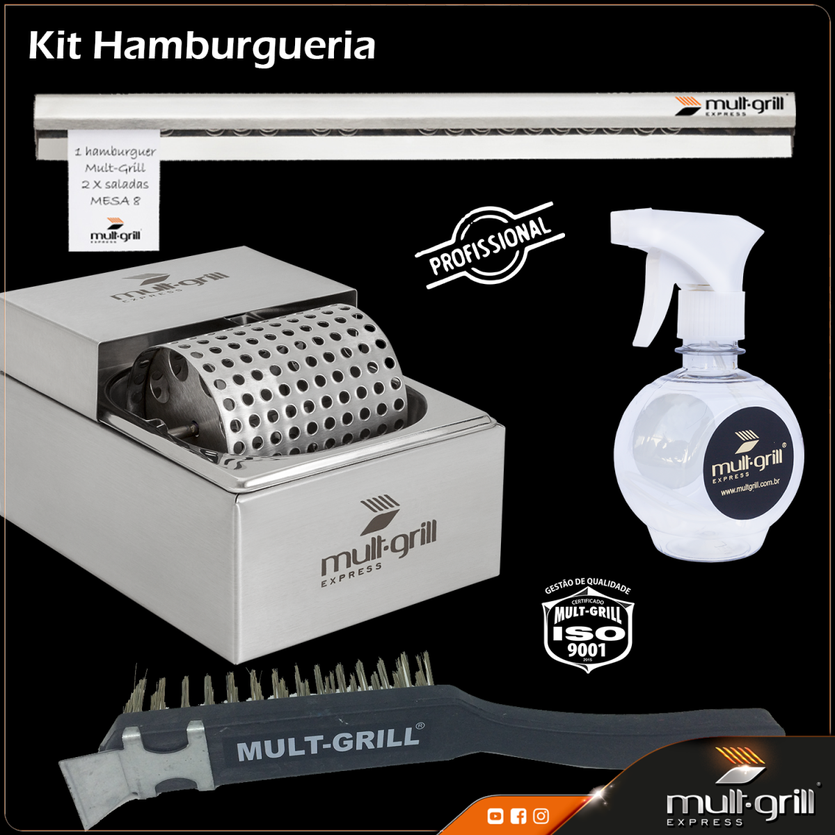 Acessórios para Hamburgueria Mult-Grill®
