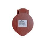 Power CEE contrastekker 5-polig 16A IP44 rood