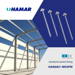 HAMAR® WKSPW Self-drilling screws for fixing sandwich panels onto various substrates