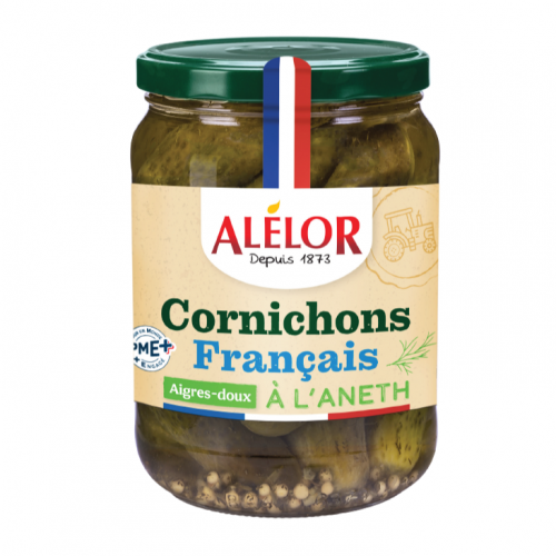 Cornichons français aigres-doux 72cl