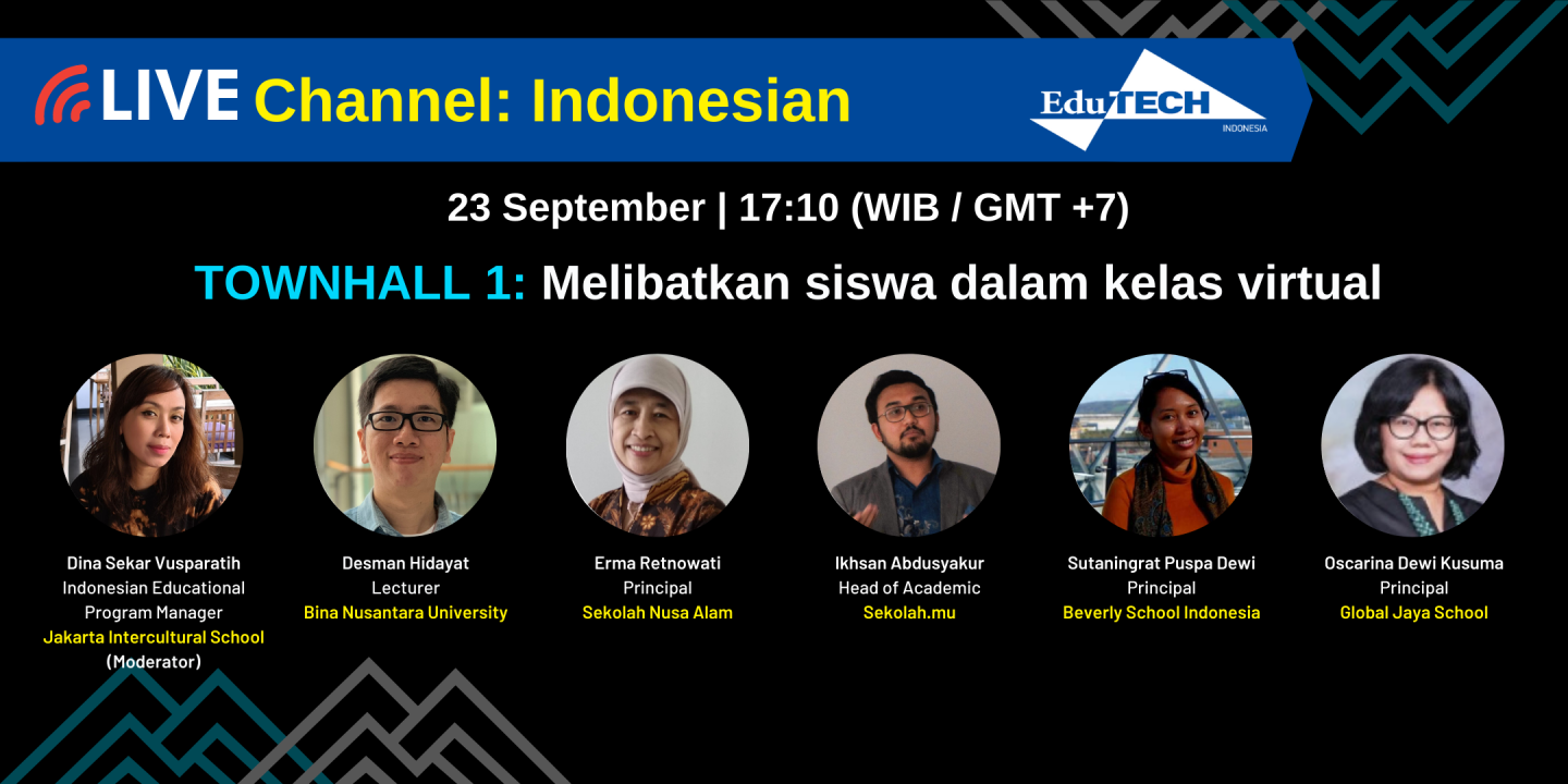 Townhall 1: Melibatkan siswa dalam kelas virtual (Engaging students in a virtual classroom)