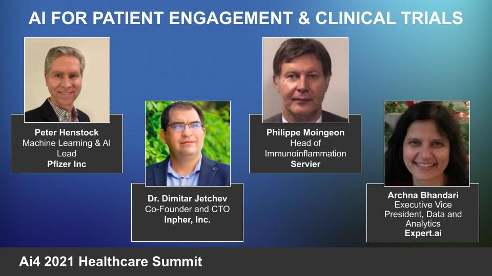 Panel: AI for Patient Engagement & Clinical Trials