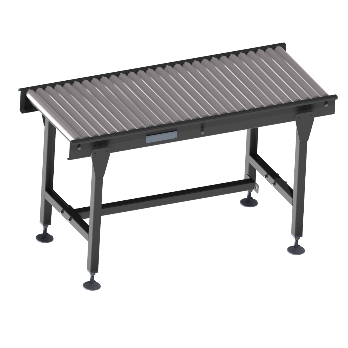 Straight driven-roller conveyor