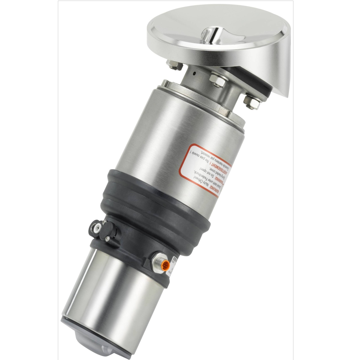 Type 2105 - Tank bottom diaphragm valve with pneumatic actuator in stainless steel (Type ELEMENT) for decentralised automation