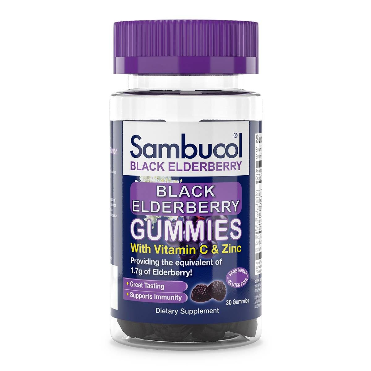 Sambucol Black Elderberry Adult Gummies