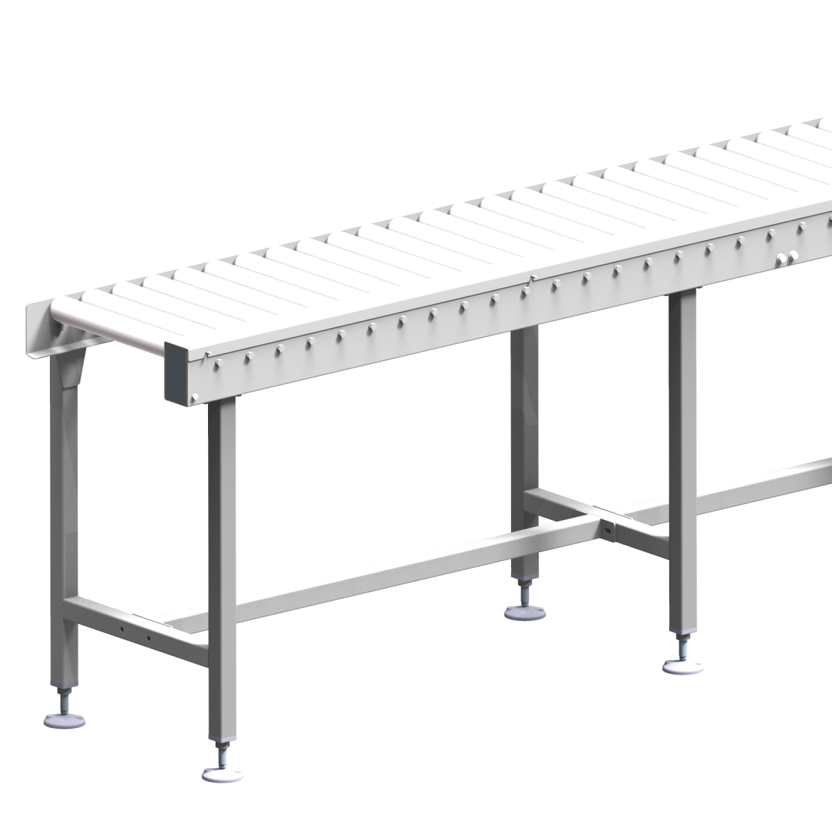 Straight driven-roller conveyor