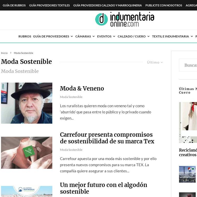 Revista digital de la Industria Textil e Indumentaria, Calzado ,Marroquinerìa y Cuero .