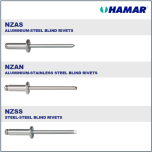 HAMAR® Blind rivets