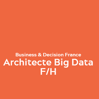 Architecte Big Data F/H