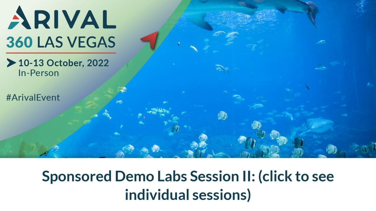 Sponsored Demo Labs Session II: (click to see individual sessions)