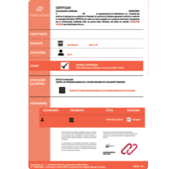 Certificaciones validadas