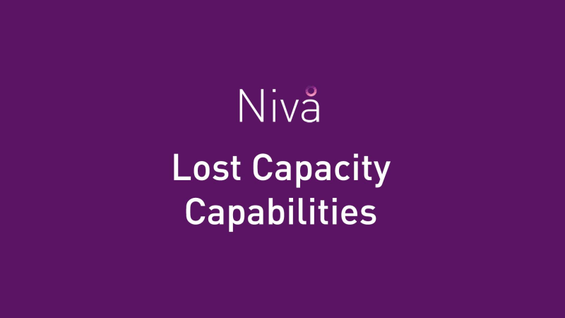 Niva – Lost Capacity Capabilities
